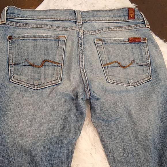 7 For All Mankind | Denim Blue Jeans - Picture 6 of 8
